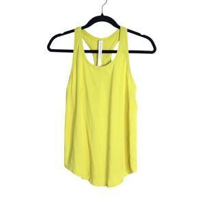LULULEMON Pleated Love Tank Soleil Yellow Racerback Active Top Women's 4